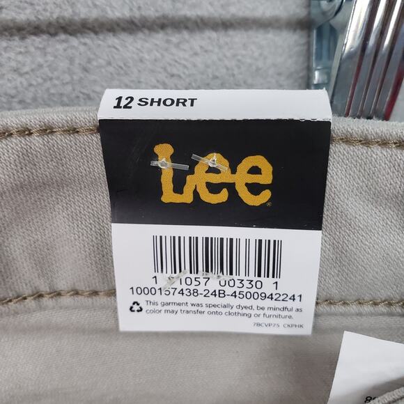 NWT Lee Women’s Instantly Slims Straight Leg Jeans 12 Short • High-Rise Relaxed - Picture 8 of 14